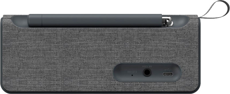 Hama DR200BT Tragbares Radio – DAB+/UKW, Bluetooth, Netz/Akku, Grau