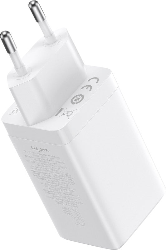 Baseus GaN 5 Pro Ladegerät – 65 W, 2× USB-C + 1× USB-A, PD 3.0