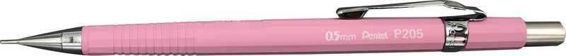 Pentel Sharp P200 Druckbleistift – 0,5 mm, pastellrosa, starres 4 mm Führungsröhrchen