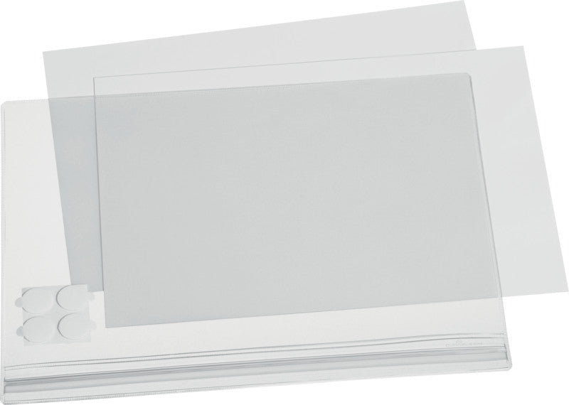 Durable Plakattasche – 210 × 297 mm, transparent, Kunststoff, selbstklebend, wiederablösbar