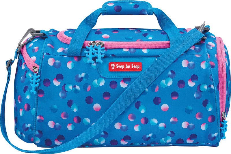 Step by Step Sporttasche – 13 l, Motiv Dolphin Finja, mit Schultergurt, wasserabweisend, 38 × 20 × 23 cm