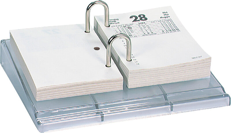 Biella Kalendersockel Kalender-Einlage – 2-fach (70 mm), 8 × 10,8 cm