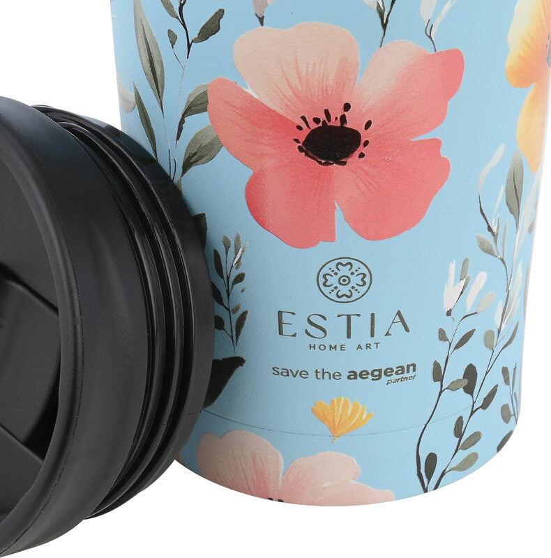 Estia Thermobecher – 3,5 dl – Edelstahl, isoliert, Schraubverschluss – Sky Garden