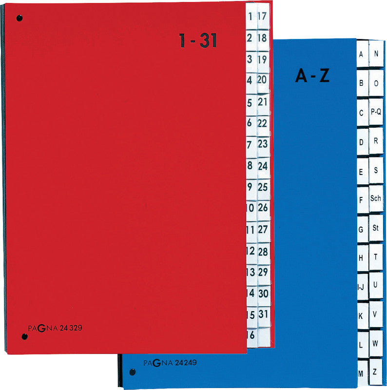 Pagna Sammelmappe für A4, Karton, Rot