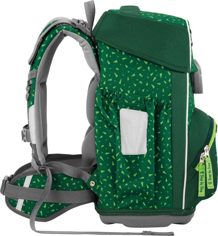 Step by Step Basis Schulrucksack-Set – 4-teilig – Green Graphics