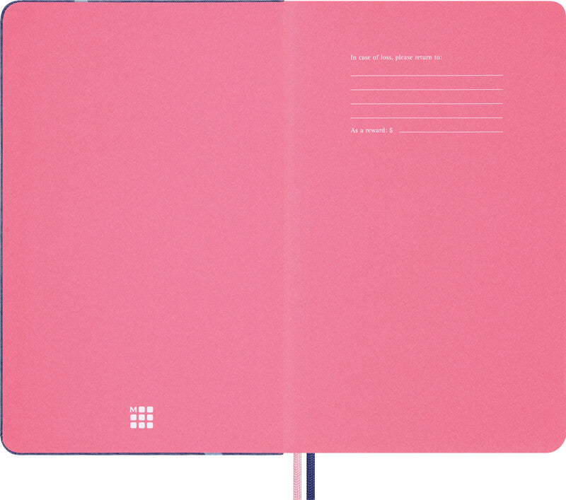 Moleskine Notizbuch Limited Edition Sakura, blanko, Leimbindung, Hardcover, 176 Seiten, 100 g/m² – blau