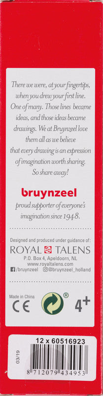 Bruynzeel Farbstift – Orange, Mine Ø 3,3 mm