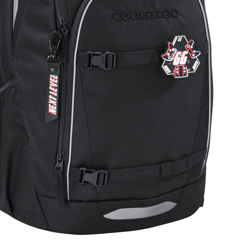 Coocazoo Rucksack Every – Midnight Black – aus 100 % recycelten PET-Flaschen