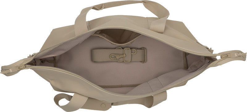 Beckmann Reisetasche – 27 l, rPET, beige, 42 × 28 × 20 cm