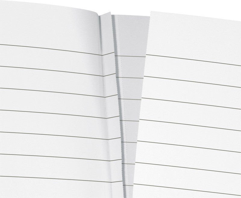 Sigel Notizbuch, A5, liniert, Fadenheftung, Karton, 174 Seiten, perforiert, 80 g/m² – türkis