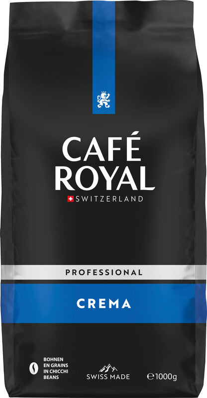 Café Royal Bohnenkaffee Crema – 1 kg – Arabica – Röstgrad mittel – Intensität 3/5