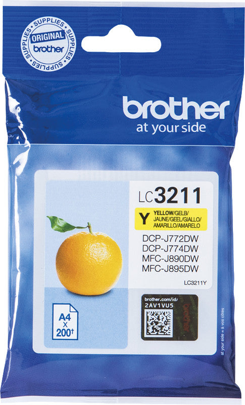 Brother Tintenpatrone, Gelb