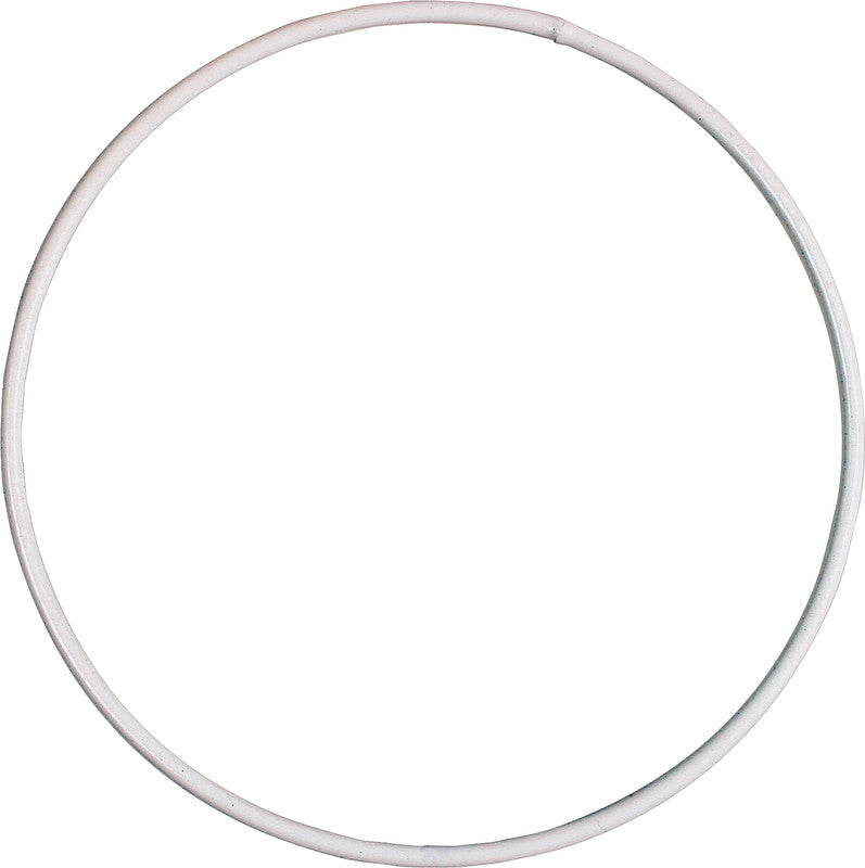 Deko-Ring, Metall, Weiss, Ø 100 mm