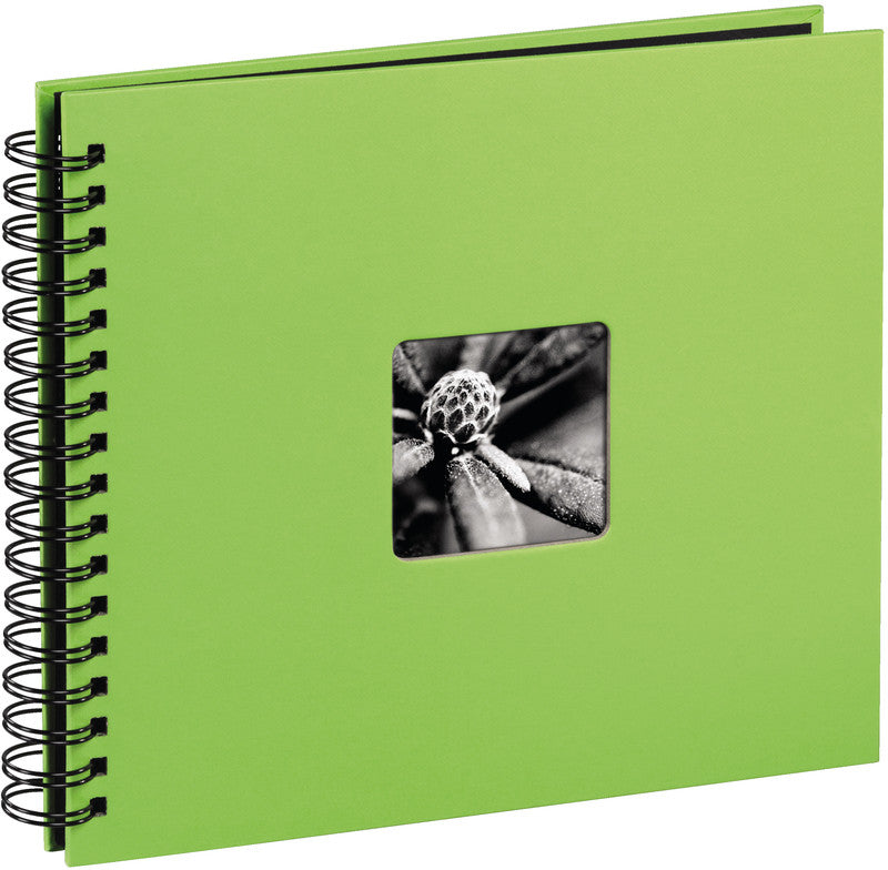 Hama Fotoalbum Wiro Fine Art – Kiwi, mit Pergaminzwischenblättern, Papier, 280 × 240 mm