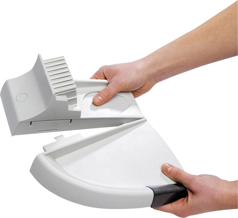 Djois tarifold Sichttafelsystem Tischständer – für A4, 10 Fächer, Grau, Kunststoff, 270×360×125 mm