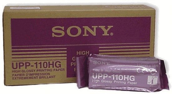 Sony Thermorolle 110 mm, 18 m, weiss – für SONY Drucker UP D898MD, UP X895CE, UP X897MD und andere