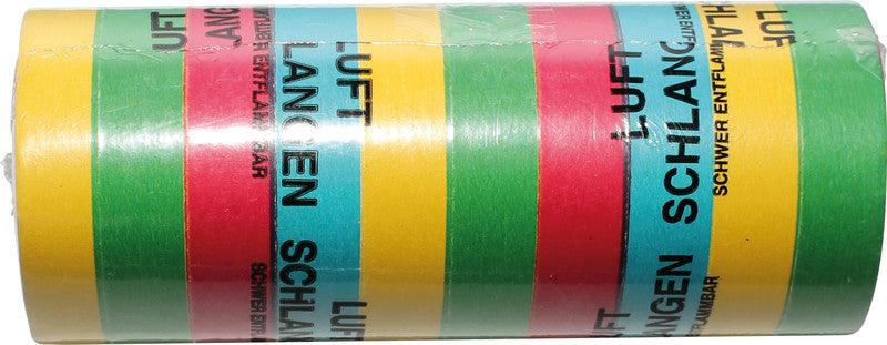 Party Luftschlangen, mehrfarbig, 14 mm × 15000 mm, 10 Stück, schwer entflammbar
