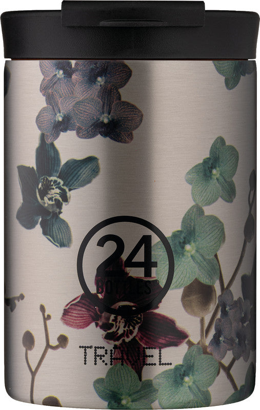 24Bottles Thermobecher Travel Tumbler – 3,5 dl – Edelstahl, isoliert, Sip&Go-Deckel – Virtue