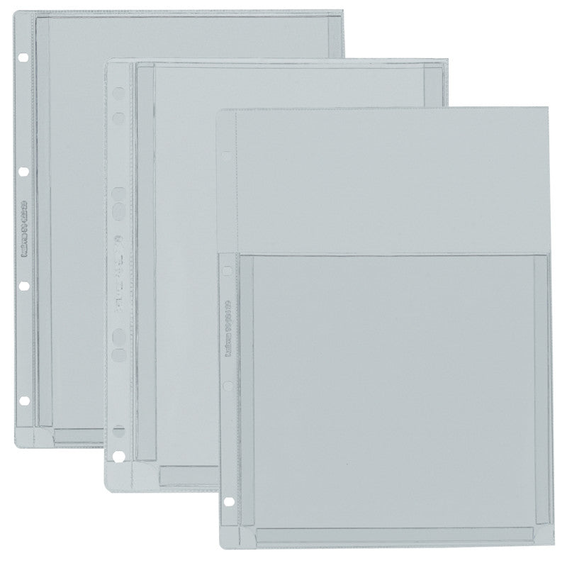 Kolma Sichtmappe A5 – transparent, Kunststoff, glänzend, 180 µm, 5er-Pack