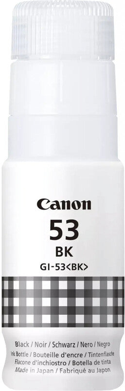 Canon Tintenpatrone GI-53, Schwarz, 60 ml – für Inkjetdrucker und Multifunktionsgeräte