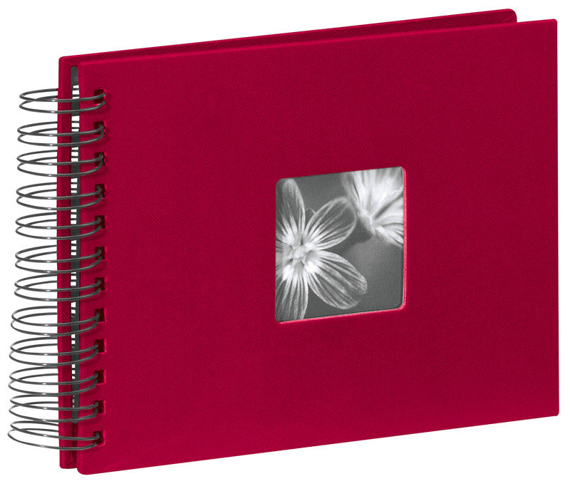 Hama Fotoalbum – weinrot, mit Pergaminzwischenblättern, Papier, 240 × 170 mm