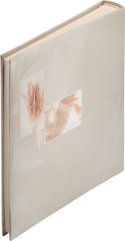 Hama Fotoalbum – für 300 × 300 mm, beige, mit Pergaminzwischenblättern, Karton