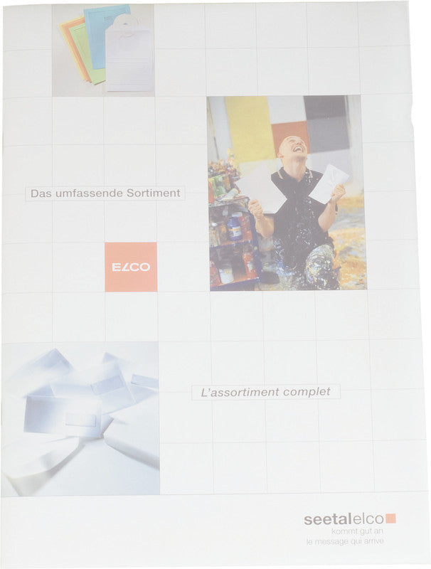 Elco Ordo Sichtmappe A4 – weiss, Papier, 10er-Pack