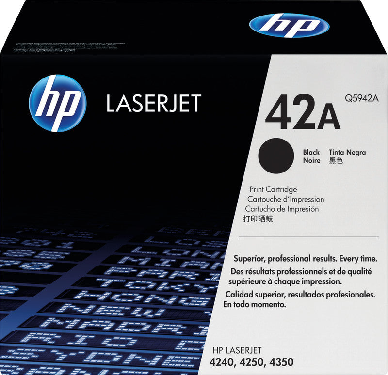 HP Toner 42A – schwarz, 10000 Seiten