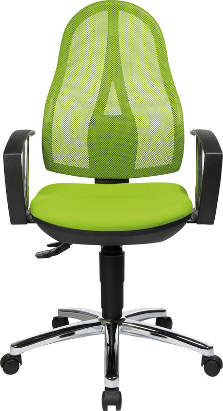 Topstar Bürostuhl Open Point P Plus – Sitzhöhe 43–51 cm, 110 kg, apfelgrün