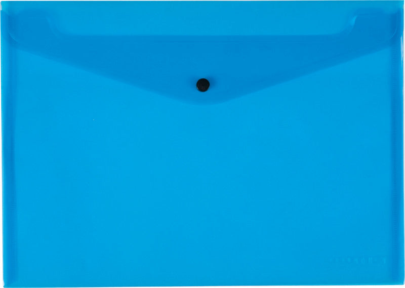 Q-connect Sichtmappe A4, Blau, Kunststoff, 172 Mikron