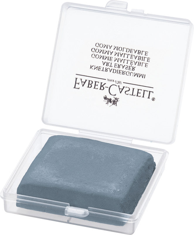 Faber-Castell Radierer – für Kreide, Kohle – 38 × 8 × 35 mm – Kunststoff – Grau