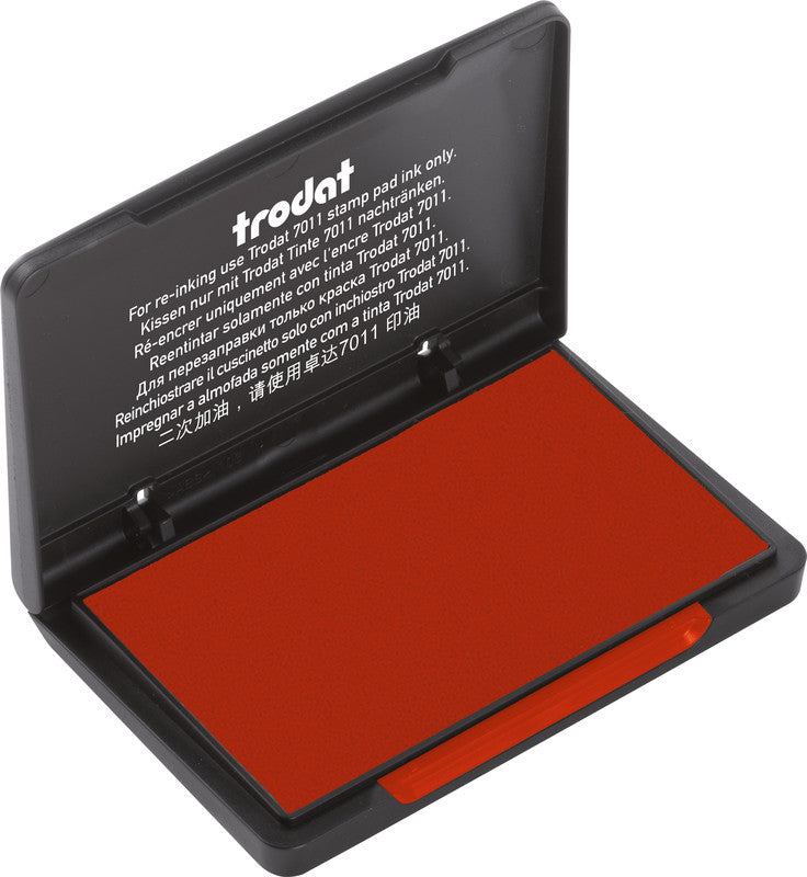 Trodat Stempelkissen – 50 × 90 mm, Kunststoff, Rot