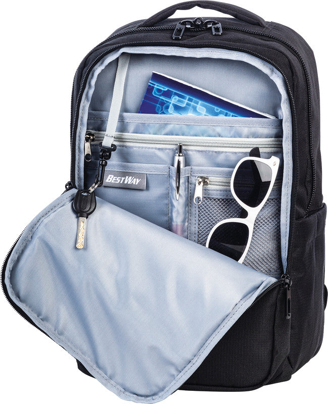 Bestway Cabin Pro Ultimate Small – Notebook-Rucksack – 20 l, Kunststoff, schwarz