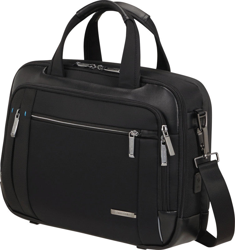 Samsonite Spectrolite 3.0 Notebook-Tasche – 12 l, Aufsteckfunktion, USB-Port, Polyester, Schwarz