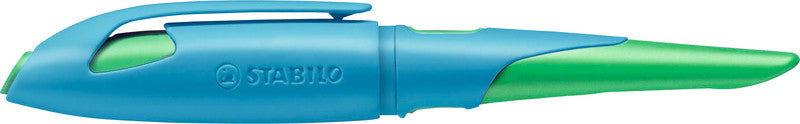 STABILO EASYbirdy – Federspitze M – für Rechtshänder – Himmelblau/Grasgrün, Blau – Patronen