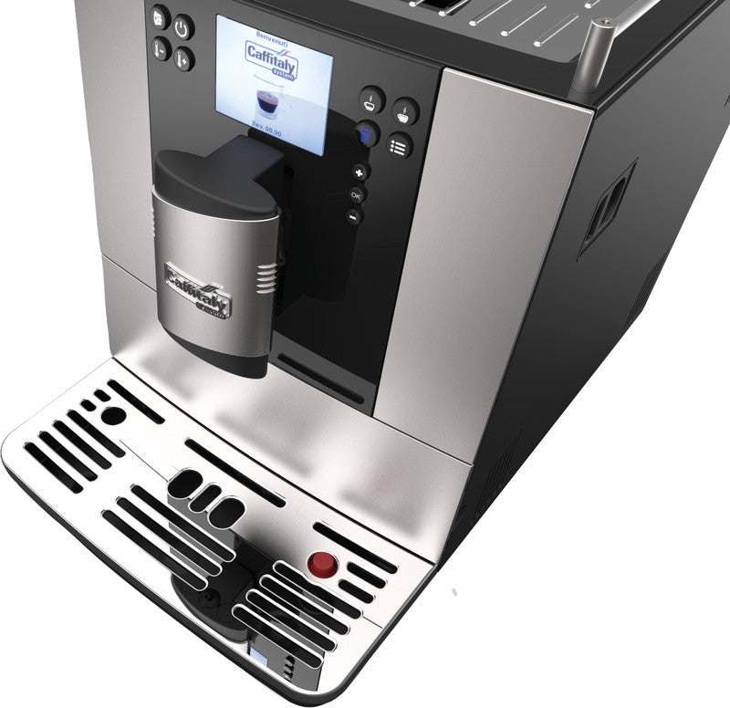 Chicco d'oro Chicco d’Oro S8003 Kapselmaschine – für Caffitaly-Kapseln, 2,8 l, Schwarz/Aluminium
