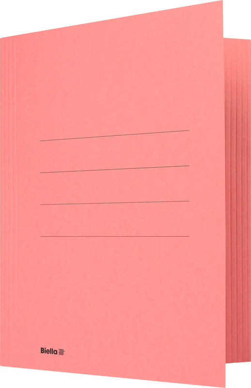 Biella Sammelmappe für A4, Karton, Rot