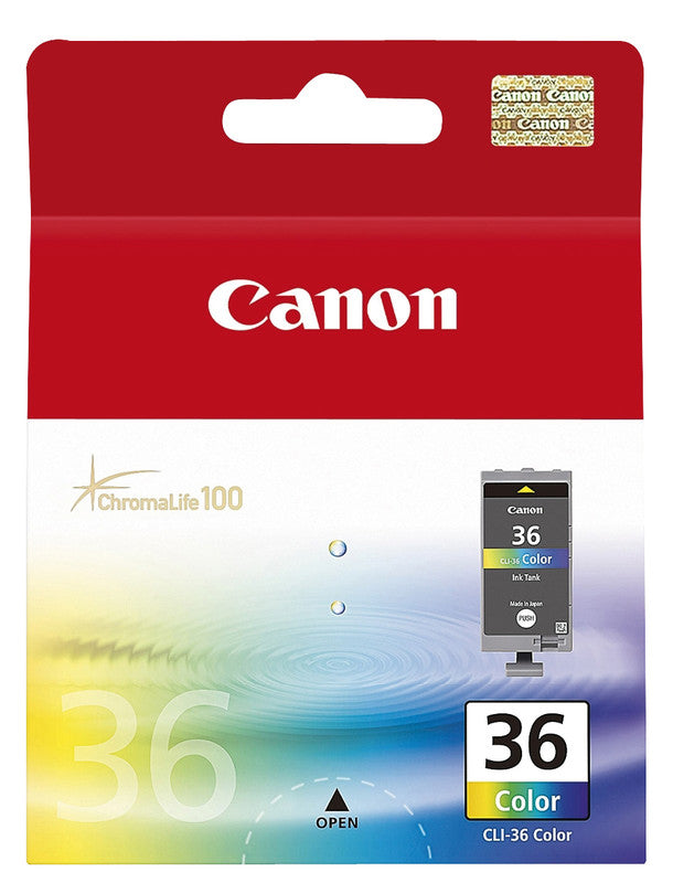 Canon Tintenpatrone CLI-36CO, Farbe, 249 Seiten – für Tintenstrahldrucker/Multifunktionsgeräte