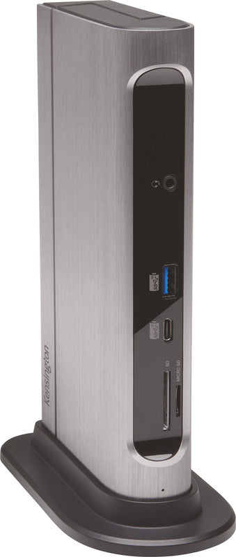 Kensington SD5600T Dockingstation – für USB-C/Thunderbolt-3-Geräte, USB-Port, Aluminium, Silber