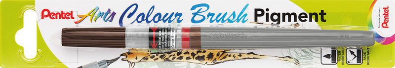Pentel Filzstifte Color Brush Pigment, wasserfest, 1 Stk.