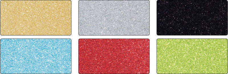 Folia Glitzerkarton – 174 × 245 mm – 300 g/m² – sortiert – 6 Blätter