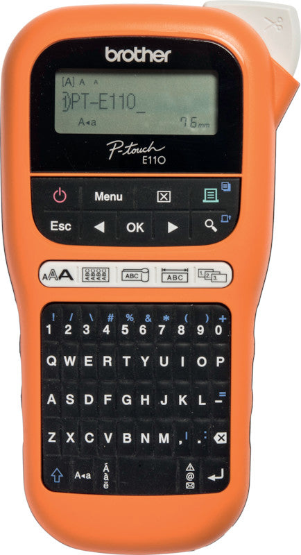 Brother E110VP – Beschriftungsgerät für TZe-Bänder 3,5–12 mm