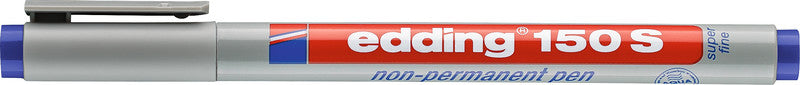 Edding Non-Permanent-Marker 150 S – superfein 0,3 mm – blau – feucht abwischbar