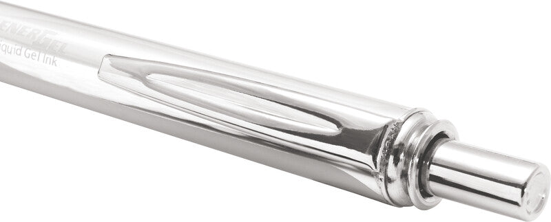 Pentel EnerGel Sterling BL407 – Tintenroller, schnelltrocknend, Druckmechanik, 0,7 mm, blau
