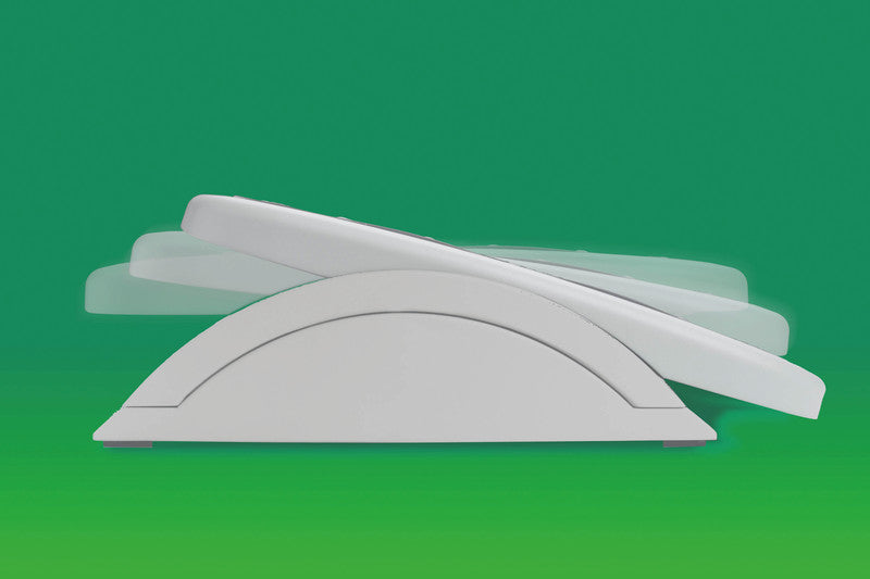 Kensington Fussstütze SoleMate – 45×35 cm, weiss/anthrazit