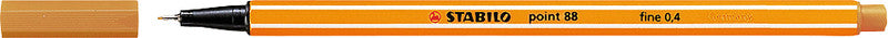 STABILO Fineliner 0,4 mm – dunkelocker
