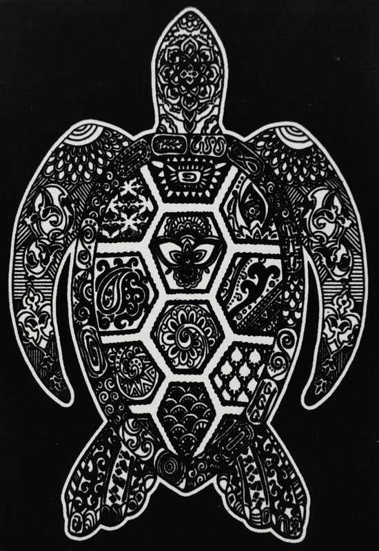 Tataruga Malkarton, Karton, 21 × 29,7 cm, schwarz