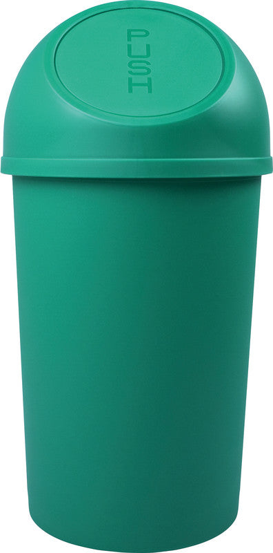 Helit Papierkorb The Flip – 13 l – Kunststoff, Grün – Ø 253 × H 490 mm