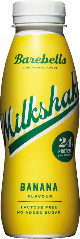 Barebells Milchdrink – laktosefrei, Banane, kein Zuckerzusatz – 0,33 l