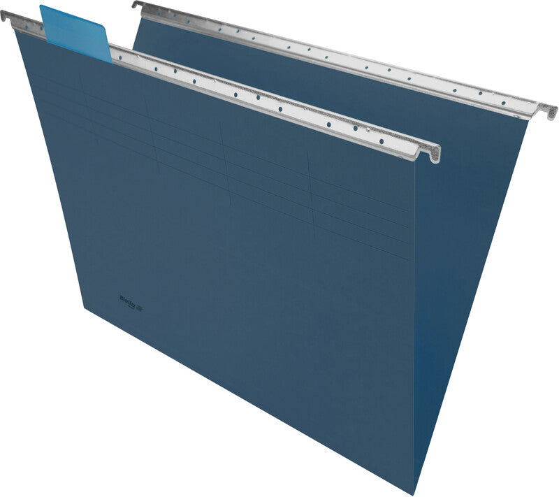 Biella Hängeordner für A4 – Karton, Blau, 320 × 250 mm, mit Vordruck